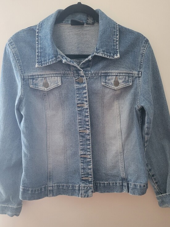 Ny Jeans Jackets & Blazers - NY Jeans Classic Light Blue Denim Jacket - Women Size L